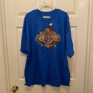 NWT Kasey Kahne Chase Authentics Men's NASCAR 2014 Schedule Blue T-Shirt 2XL